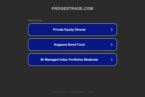 Screenshot of Progestrade.com scam trading dashboard with fake profit numbers