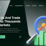 Screenshot of a suspicious trading website with warning signs highlighting Argusstockbrokers.com scam risks.