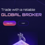 Screenshot of gf-limited.com homepage highlighting scam claims