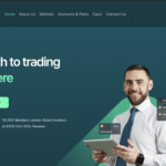 Screenshot of the MT4Markets trading website showing account plans and promotional claims.