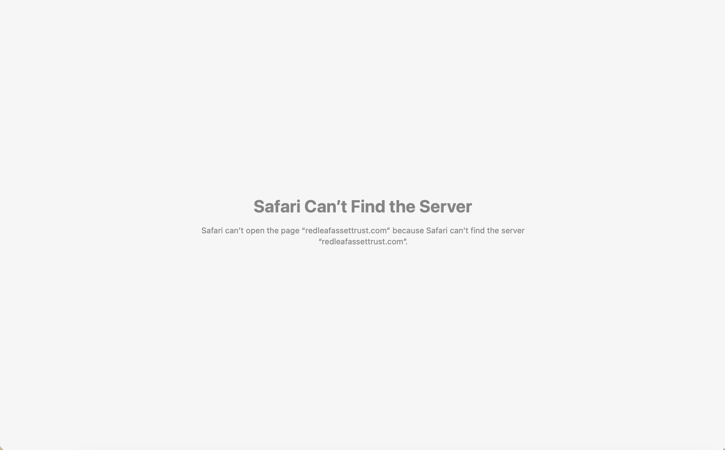 Redleafassettrust.com scam