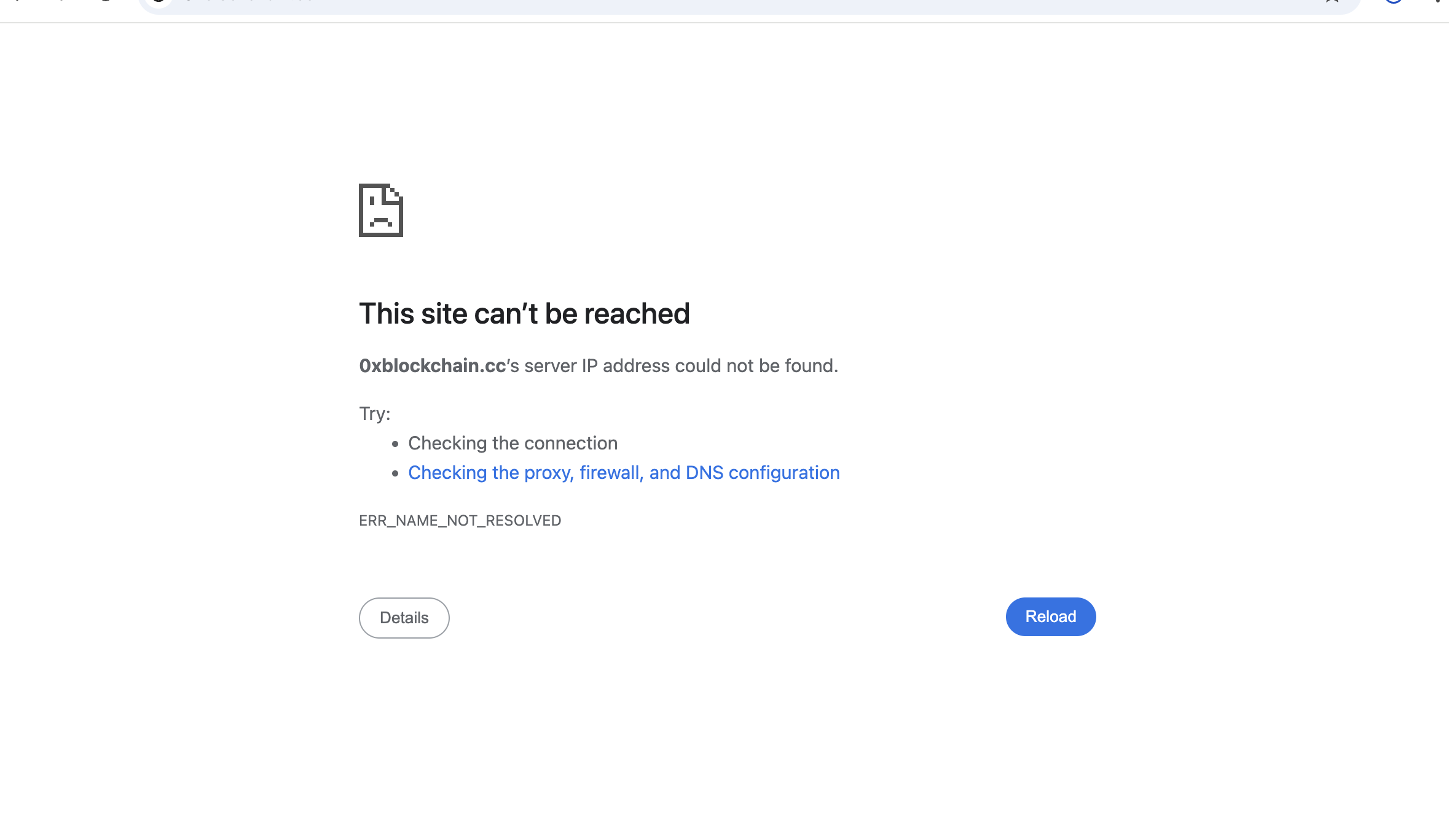 0xblockchain.cc scam
