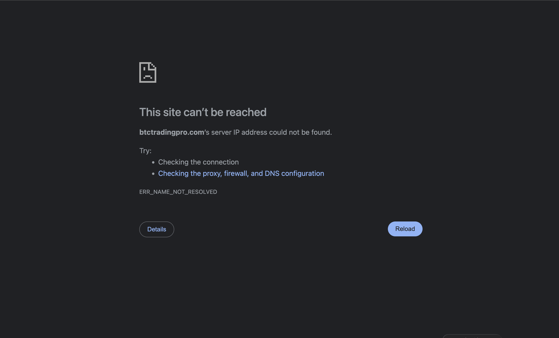 BTCTTradingPro.com scam