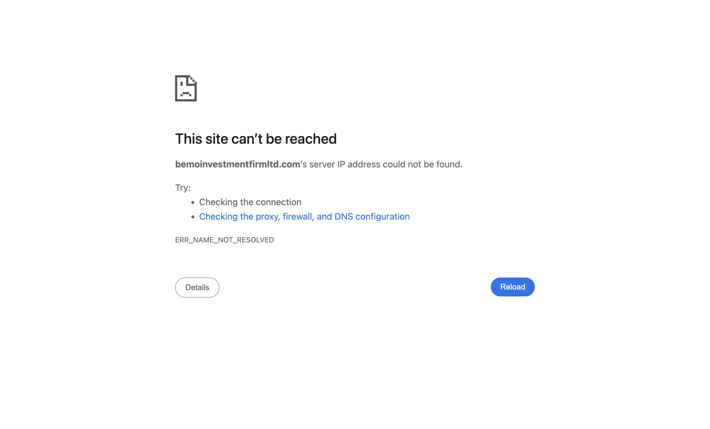 bemoinvestmentfirmltd scam