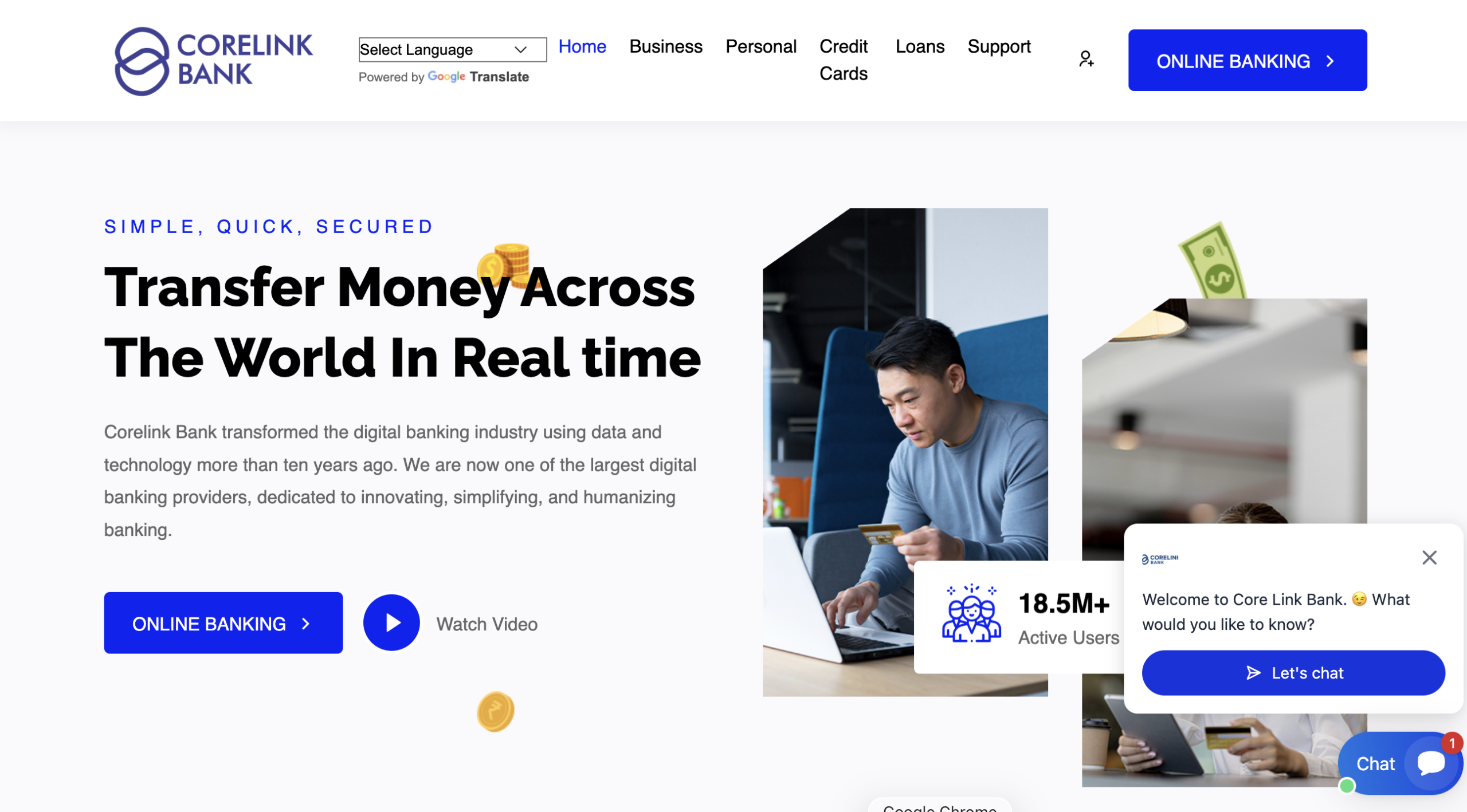 corelinkbank.com scam