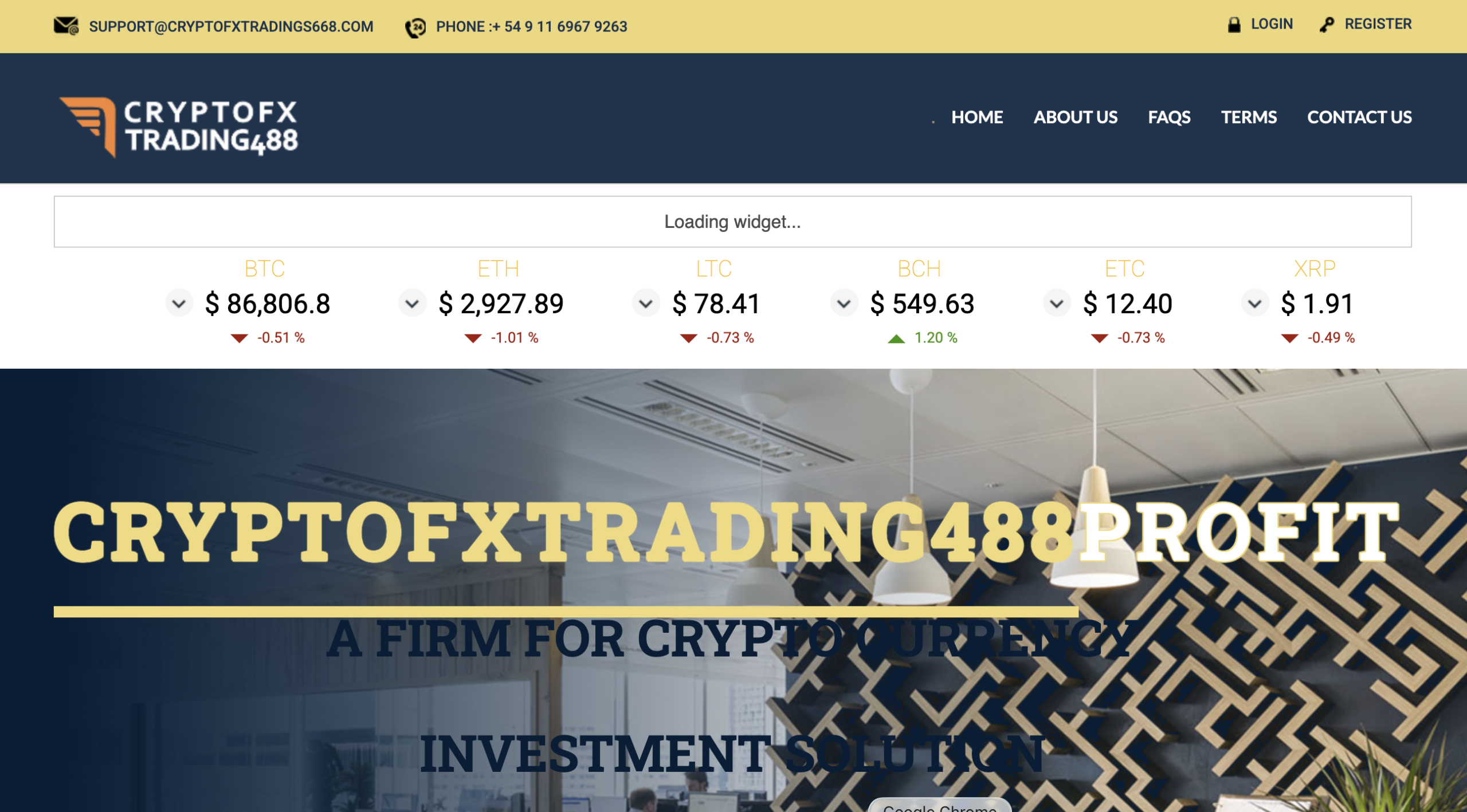 cryptofxtradings488.com scam