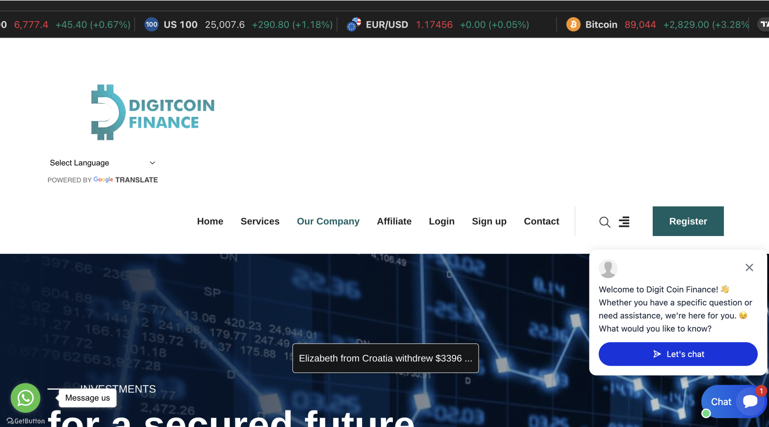 digitcoinfinance.org scam