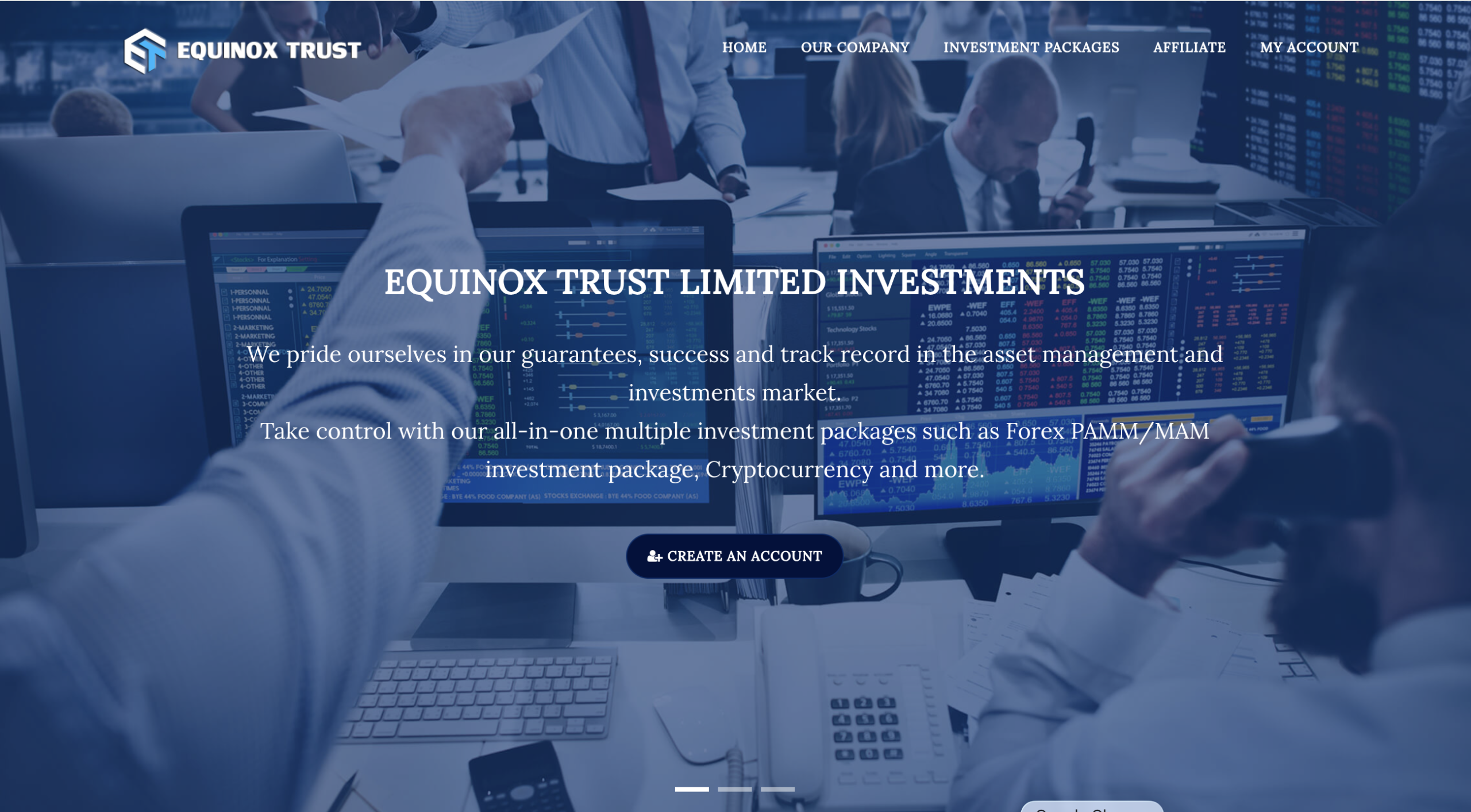 equinoxtrustltd scam review