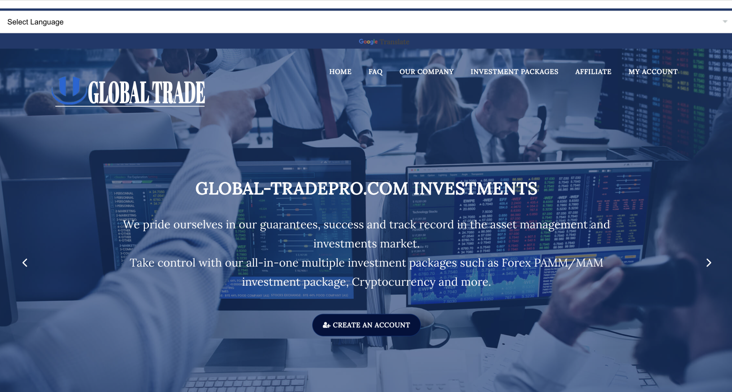 global-tradepro.com scam alert