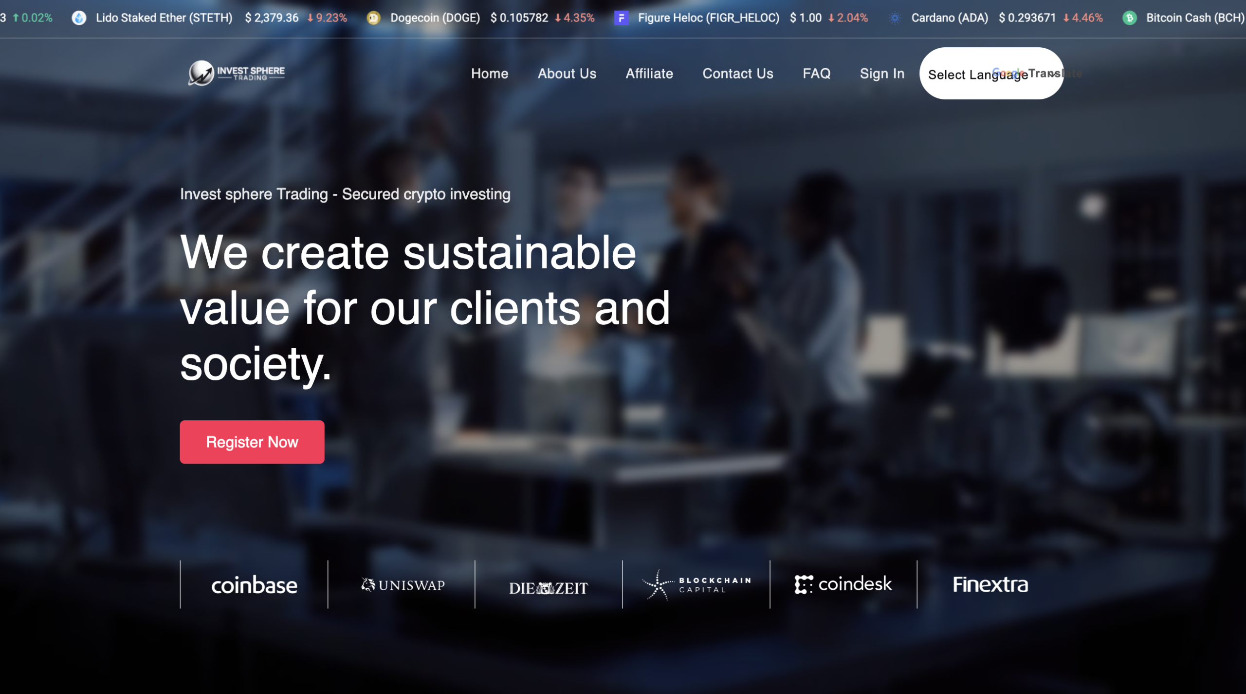 investspheretrading scam review