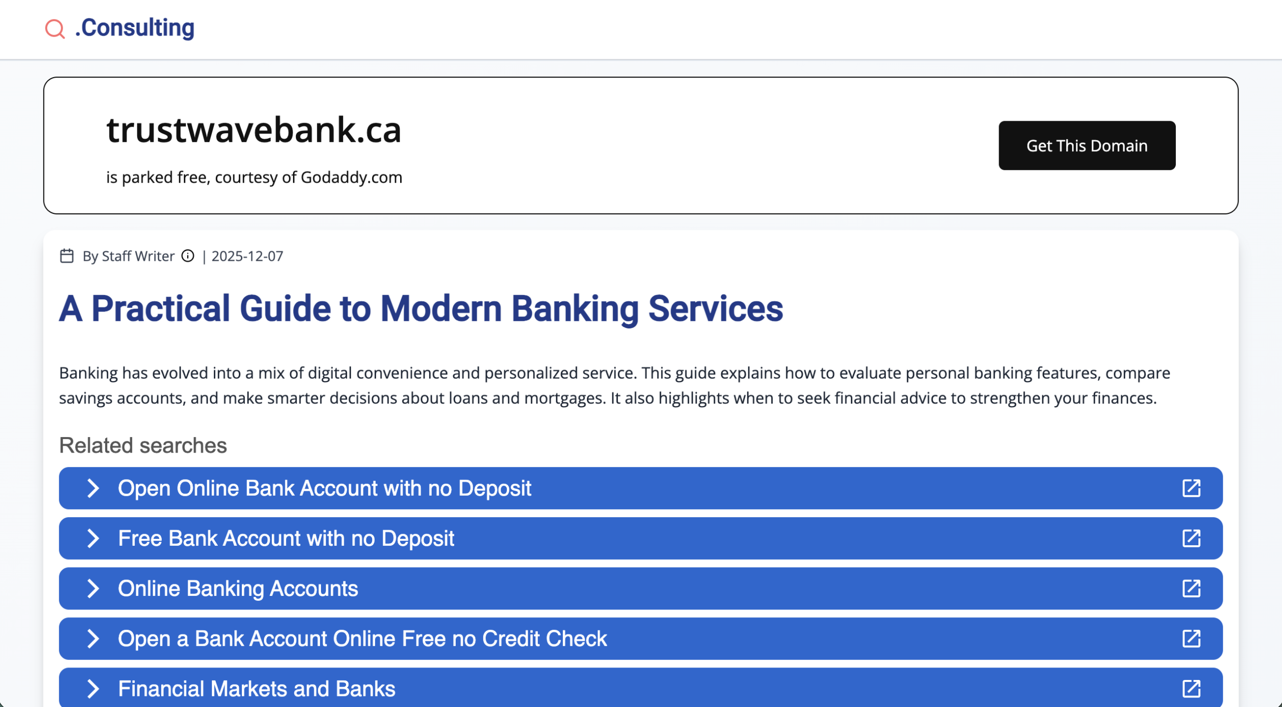 trustwavebank.ca scam review