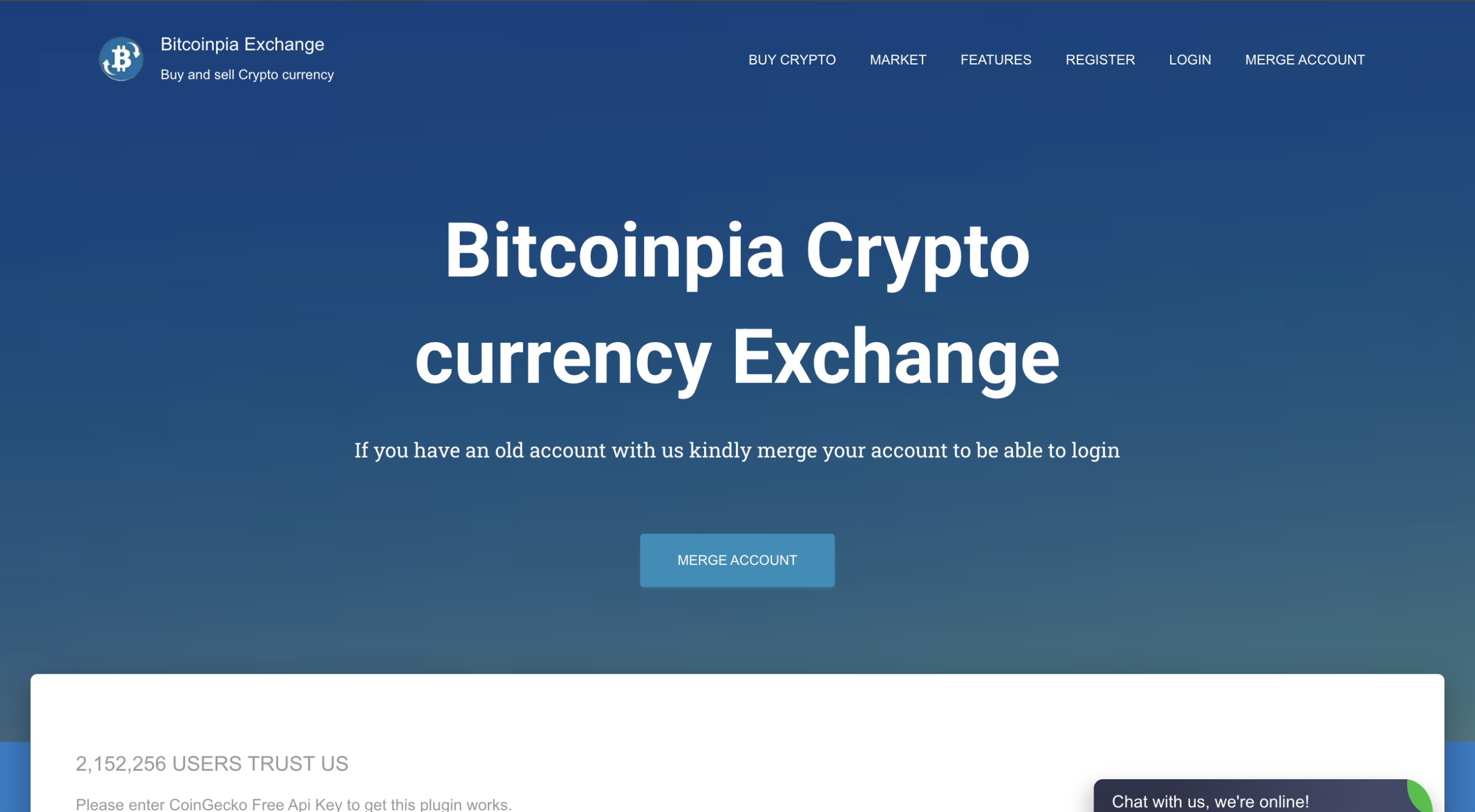 bitcoinpia.com scam platform.