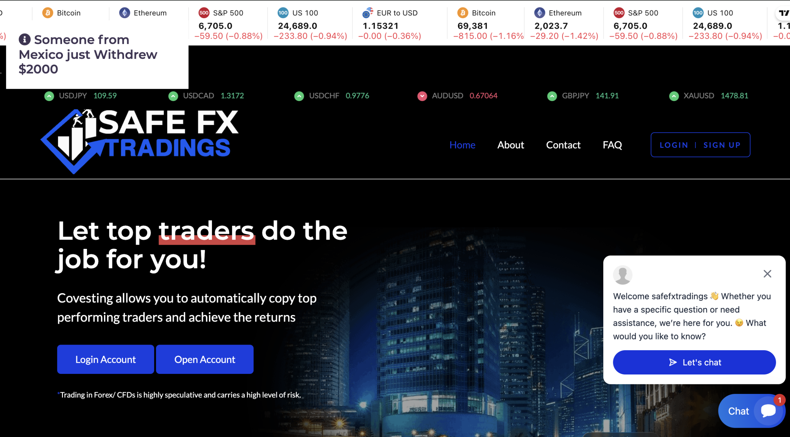 safefxtradings.pro scam review