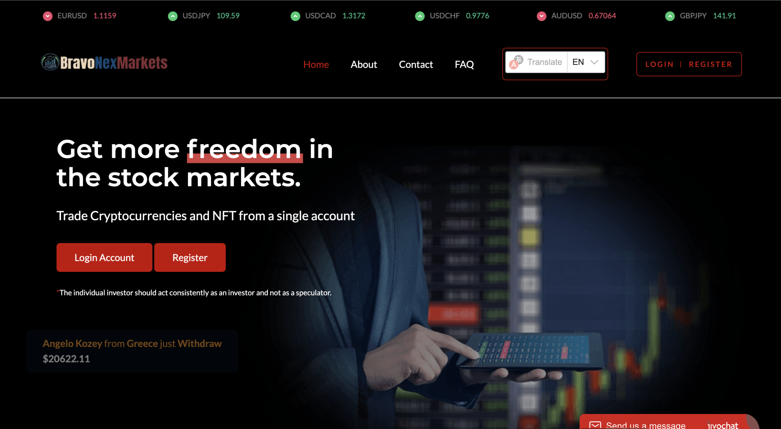 bravonexmarkets.com scam review