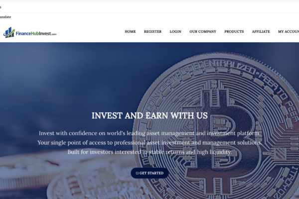 financehubinvest.com platform overview