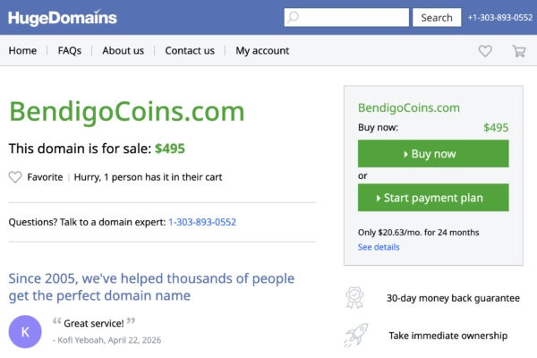 Bendigo Coins Scam Review