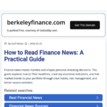 Berkeley Finance Scam Review