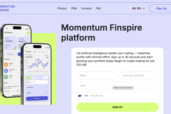 momentumfinspire.com platform overview