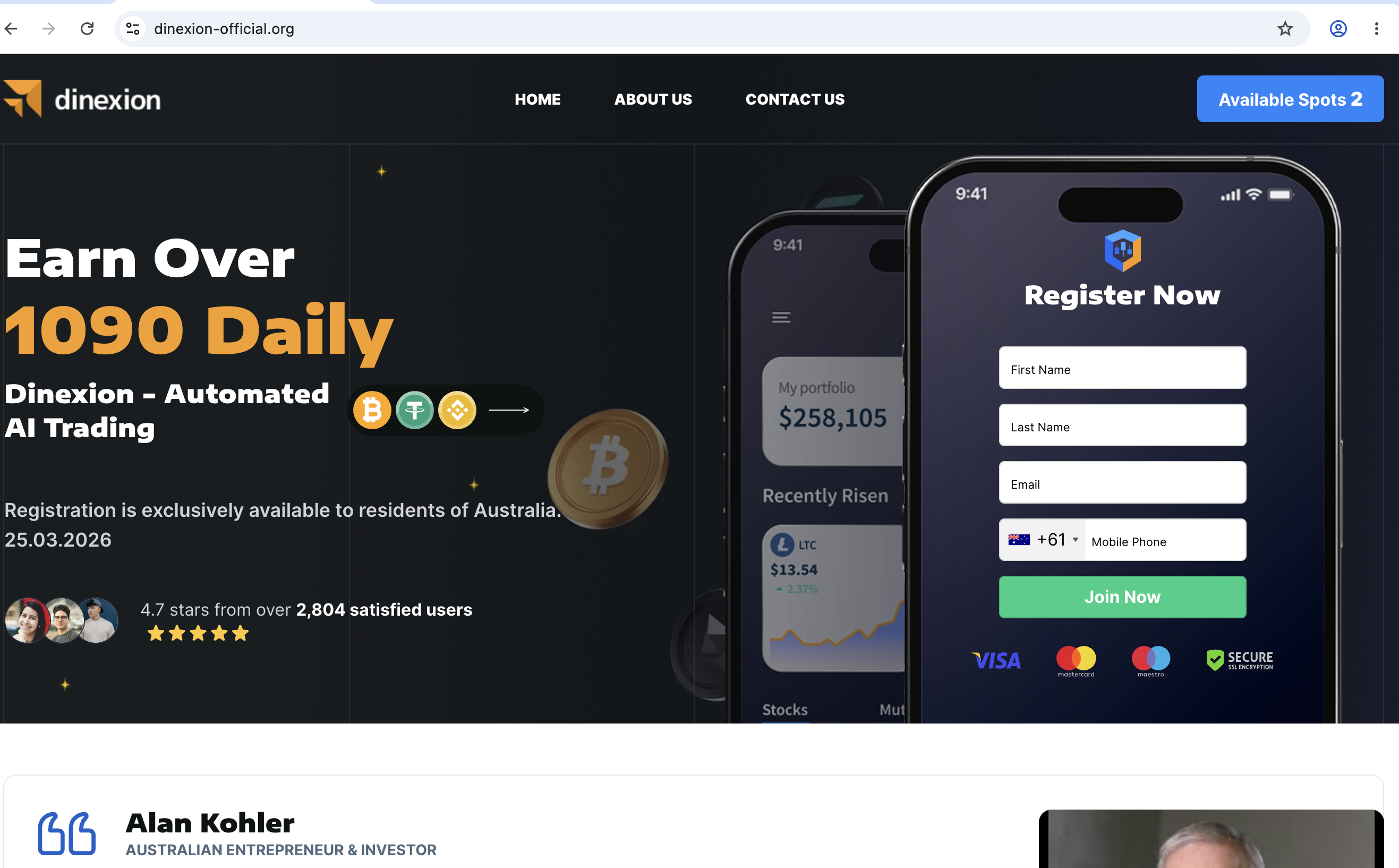 Dinexion platform review