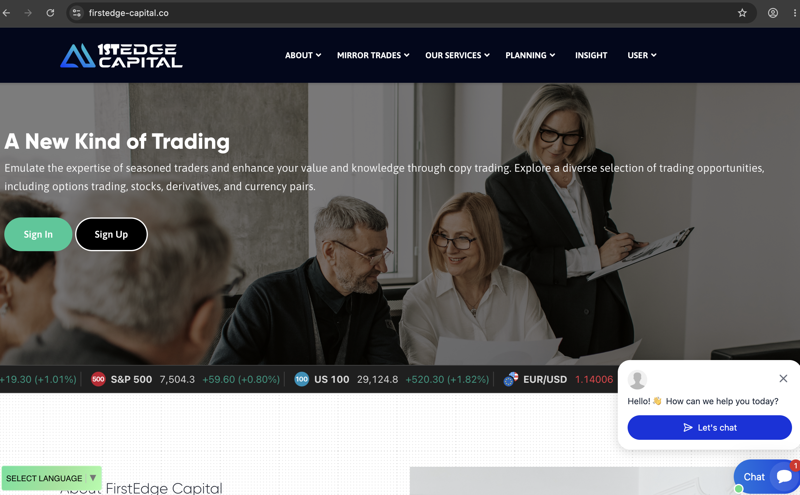 FirstEdge Capital compliance review