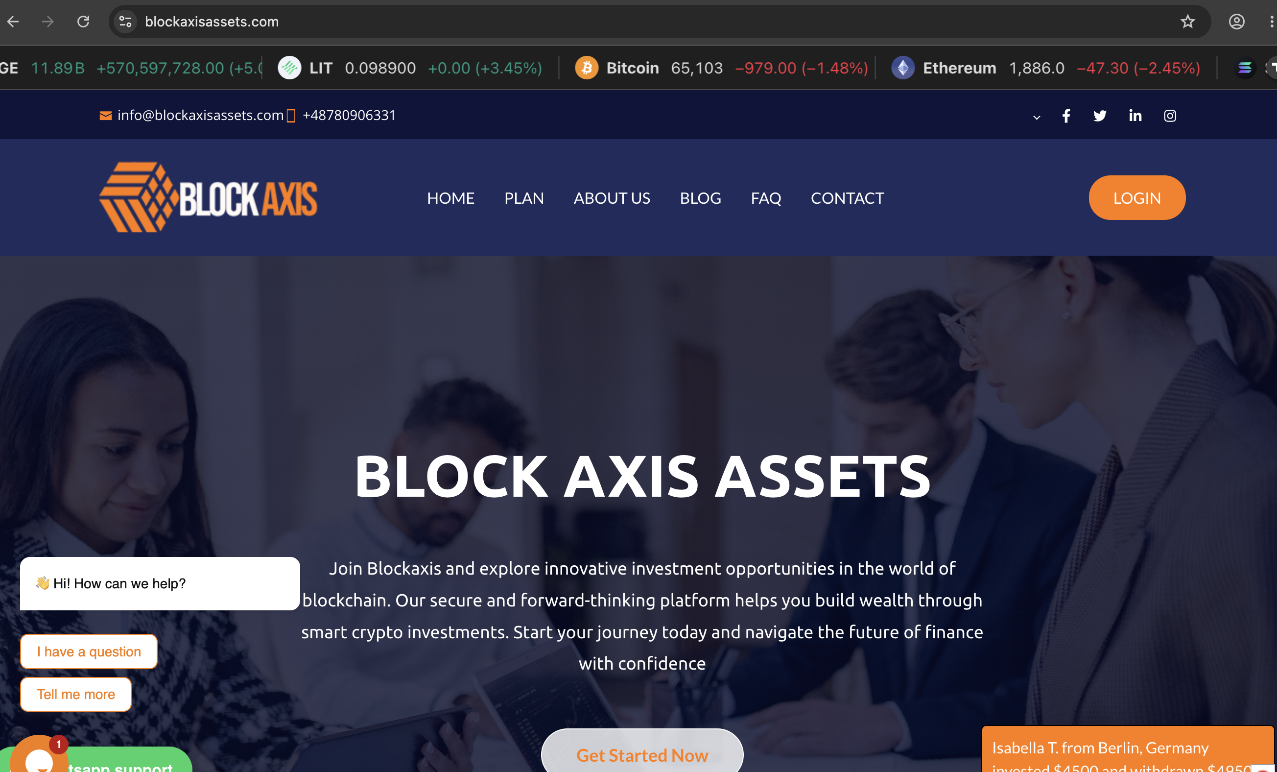 blockaxisassets.com platform review